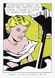 Girl at Piano, 1963 by Roy Lichtenstein poster print,37.9 in. x 53.9 in.