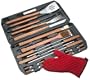Charcoal Companion 19-Piece Stainless-Steel Barbecue Set with Bonus Grill Mitt