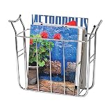 Euro Magazine Basket in Chrome by Spectrum