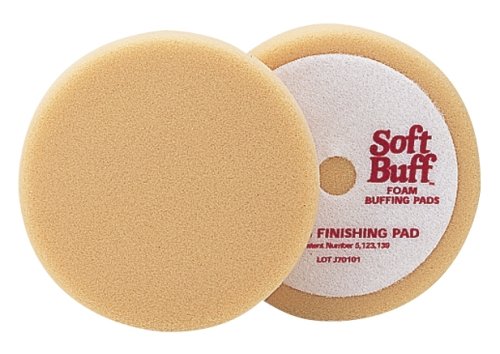 Meguiar's W9006 - 6.5 inch Soft Buff Foam Finishing Pad, pack of 6