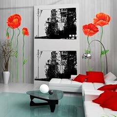 Decoretto Wandtattoos - Mohnblumen 2