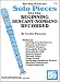 Book Mel Bay's Solo Pieces for the Beginning Descant/Soprano Recorder