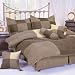 7Pcs Queen Urban Micro Suede Comforter Set Bed in a Bag