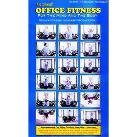 No Sweat! Office Fitness: For the Mind & Body - Reduce Stress, Increase Production (18 Desk Exercises) [VHS]