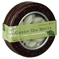 SEN CHA Green Tea Mints, Lively Lemongrass, 1-Ounce Tins (Pack of 9)