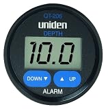 Uniden QT-206 Digital Depth Finder Thru-Hull Transducer (Black)
