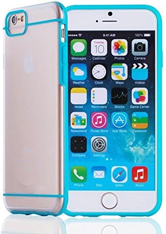 iPhone 6 case - iARROW ULTRA HYBRID CLEAR iPhone 6 Case [Prime Series] Scratch-Resistant Clear Slim Fit Cover with Shock Absorbent TPU Hybrid Bumper Protection iPhone 6 4.7 Case (Blue)