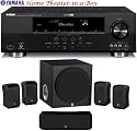 Yamaha Home Theater in A Box = Yamaha RX-V465 525 Watt 5.1-Channel Home Theater Receiver With Yamaha NS-SP1800 5.1-Channel Home Theater Speaker Package