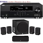 Yamaha Home Theater in A Box = Yamaha RX-V465 525 Watt 5.1-Channel Home Theater Receiver With Yamaha NS-SP1800 5.1-Channel Home Theater Speaker Package