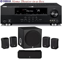 Yamaha Home Theater in A Box = Yamaha RX-V465 525 Watt 5.1-Channel Home Theater Receiver With Yamaha NS-SP1800 5.1-Channel Home Theater Speaker Package