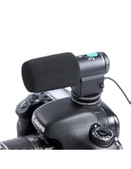 MIC-109 Stereo Microphone MIC for CANON NIKON PENTAX OLYMPUS PANASONIC D-SLR