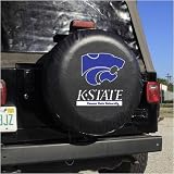 Kansas State Wildcats Black Logo Tire Cover