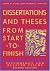 Dissertations And Theses from Start to Finish: Psychology And Related Fields