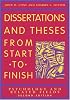 Dissertations And Theses from Start to Finish: Psychology And Related Fields