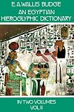 An Egyptian hieroglyphic dictionary