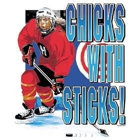 Chicks With Sticks Short Sleeve Hockey T