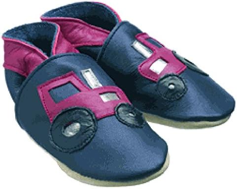 Daisy Roots: Navy with Red Tractor (Large 12-18m)