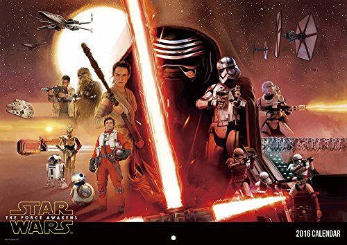 スターウォーズ・フォースの覚醒 2016年 カレンダー 壁掛け
