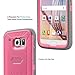 S6 Case, Galaxy S6 Case, ULAK Hybrid KNOX ARMOR Heavy Duty Shockproof Dual Layer Protective Case for Samsung Galaxy S6 Device (Rose Red)