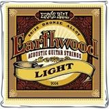 Ernie Ball 2004 Earthwood 80/20 Bronze Acoustic String Set, Light (11 - 52)