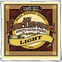 Ernie Ball 2004 Earthwood 80/20 Bronze Acoustic String Set, Light (11 - 52)