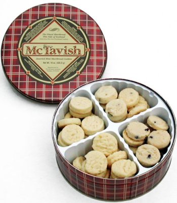 16 oz McTavish Mini Shortbread Tin by The McTavish Co. Inc.