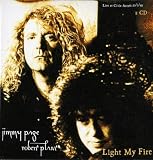JIMMY PAGE & ROBERT PLANT Led Zeppeling "LIGHT MY FIRE" 2 CD + DVD set