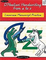 D'Nealian Handwriting from A to Z: Lowercase Manuscript Practice