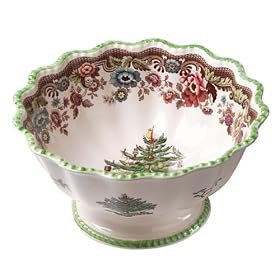 Spode Christmas Tree Gadroon Bowl