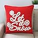 Howarmer 18x18-Inch Cotton Embroidered Throw Pillows Cover (Set of 4)