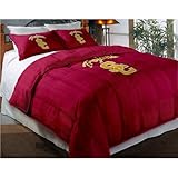USC Trojans Comforter Set: Twin Comforter with Shams
