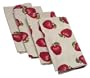 Mango 18-by-18-Inch Cotton Apple Print Napkins, Set of 4
