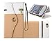 iPhone 5 Case, iPhone 5S Case, Welity White/Beige Color Zipper Purse with Pirate Hook Wallet Leather Case Cover With Credit Card Slots & Money Holders for Apple iPhone 5/5S/5G and one gift