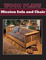 SOFA AND CHAIR - MISSION STYLE - PAPER WOODWORKING PLANS