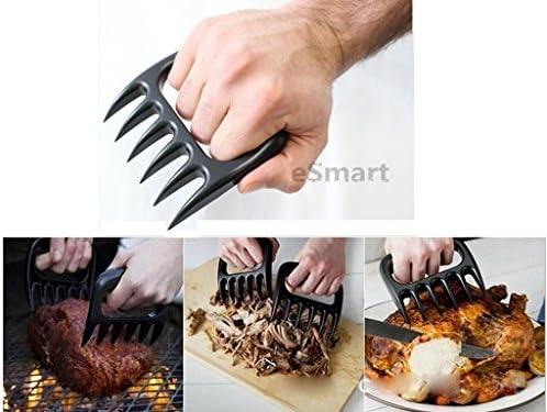 eSmart 1 Pair (2-Piece) Popular Bear Paw Pulled Pork Claws, Meat Handlers