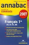 Fran�ais 1e STG, STI, STL, SMS : Suje...