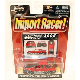 JadaTOYS 1:64 Import Racer! TOYOTA TRUENO AE86 "KOYO RACING�@2005" D-1 GP �C���|�[�g���[�T�[�I�@�g���^�@�g���m�@AE86 �u�R�[���[���[�V���O�v�@2005�@����@�̑��p �񔄕i�I