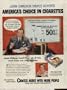 JOHN CAMERON SWAYZE, NBC's Chieg TV News Analyst. ..... 1954 Camel Cigarettes Ad, A3193