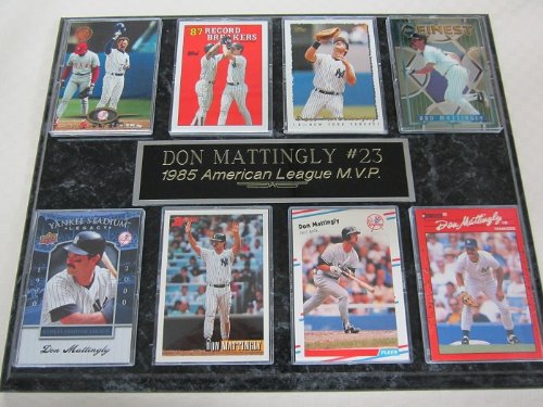 New York Yankees Don Mattingly 8 Card Plaque
