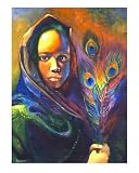 African Girl Art Giclee Poster Print by Mary Rucker, 16x20