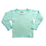 Gold Rush - Toddler Girls Long Sleeve Top, Light Green Blue