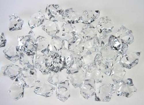 Translucent Clear Acrylic Ice Rocks for Vase Fillers or Table Scatters