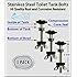 TimeSaver STAINLESS STEEL 3 PACK Toilet Bolts and Seal Set. Slotted Head Bolts are 2 3/4" x 5/16" (M70x8) each with cone seal, dual washer sets, tank nut and wingnut. WILL NOT LEAK or CORRODE . . .