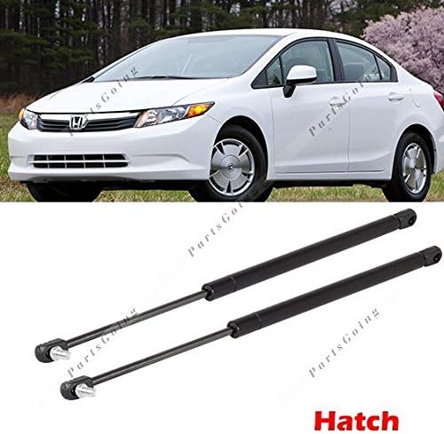 Partsgoing Hood Lift Supports Props Shocks Struts for 1993-1995 Honda Civic