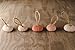 Hinterland Trading Christmas Pink Sea Urchin Ornaments Set of 5 Adorable Urchins for Year Round Decorating