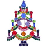 Christmas Gift Christmas Tree Austrian Crystal Brooches Pins