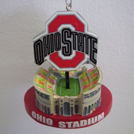 Ohio State Buckeyes Mini Stadium Christmas Ornament