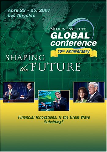 Cover image : 2007 Global Conference: Financial Innovations: Is the Great Wave Subsiding？