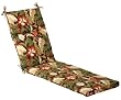 Outdoor Patio Furniture Chaise Lounge Chair Cushion - Floral Cafe