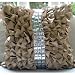 Vintage Diamonds - Throw Pillow Covers - Satin Pillow Cover with Satin Ruffles & Crystals